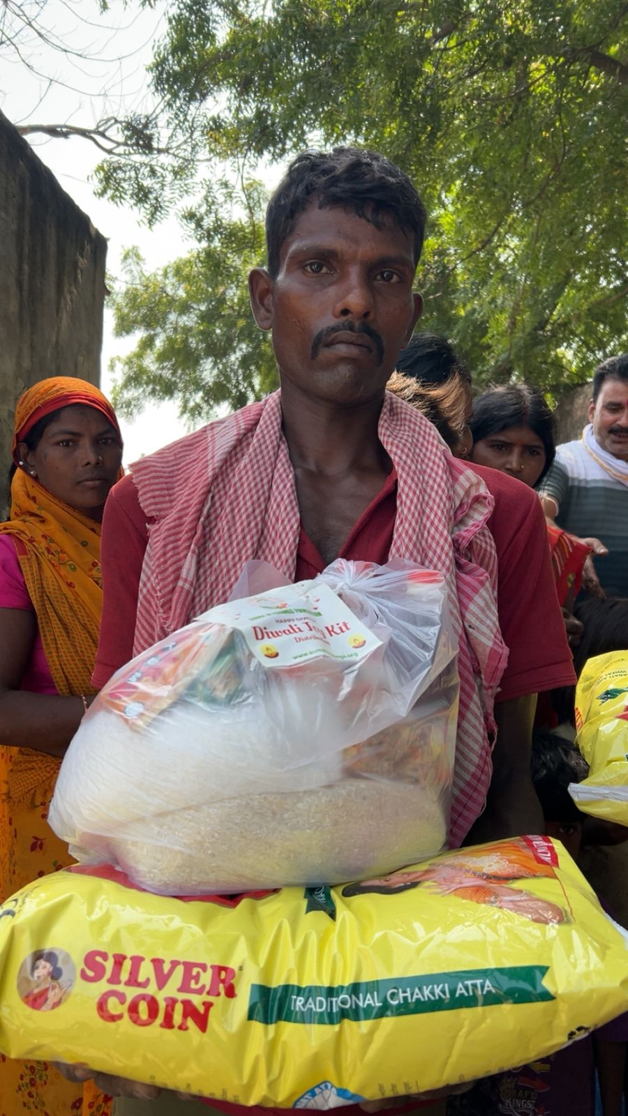 Food donation during Makar Sankranti
