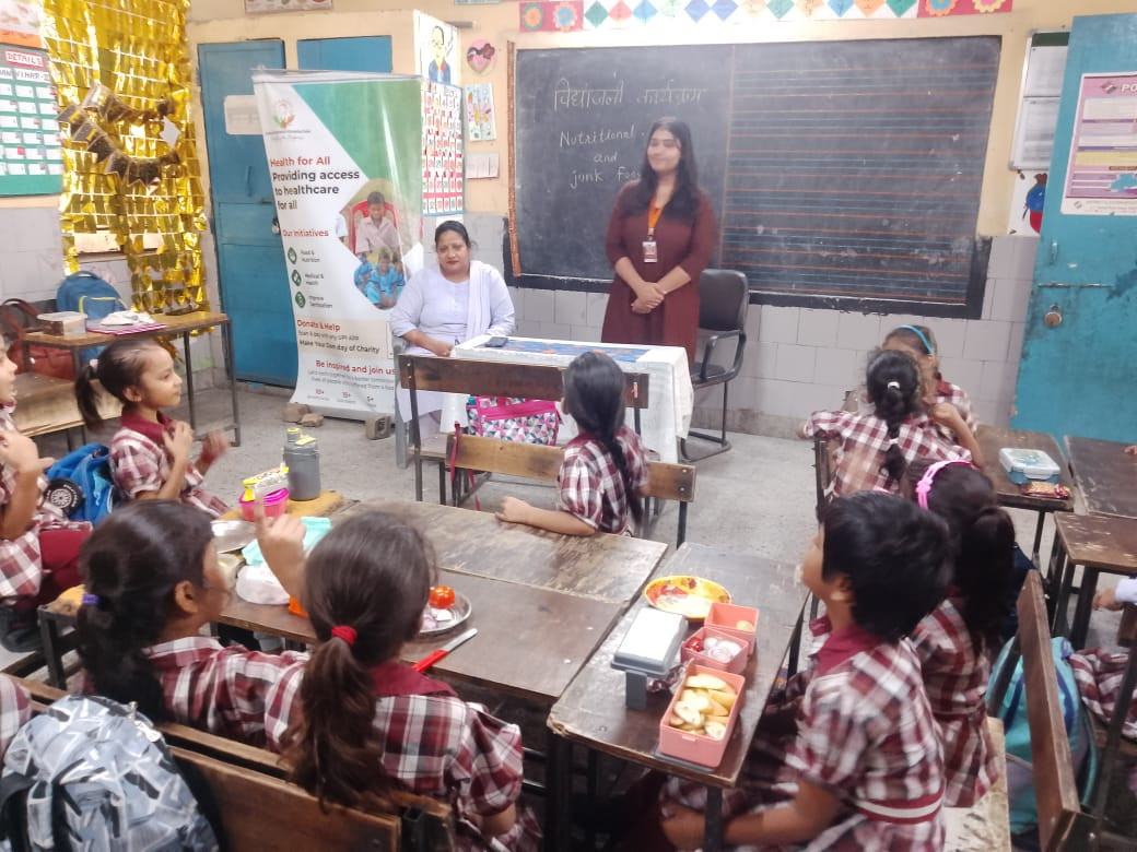 Food donation during Makar Sankranti