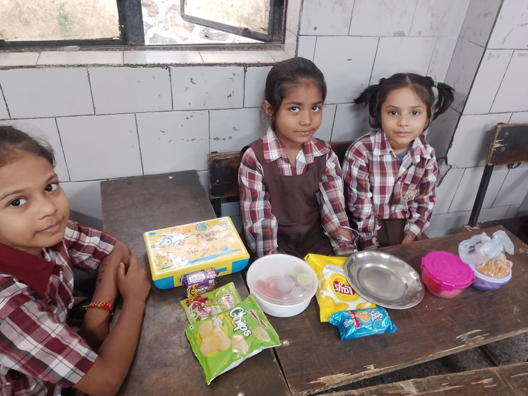 Food donation during Makar Sankranti