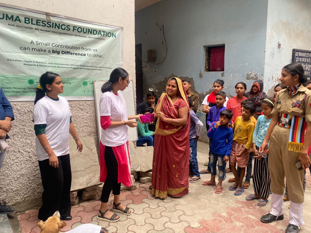 Food donation during Makar Sankranti
